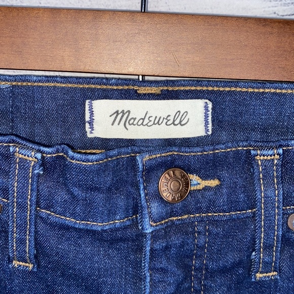 Madewell 10” high-rise skinny indigo blue jeans size 27 - Picture 4 of 10